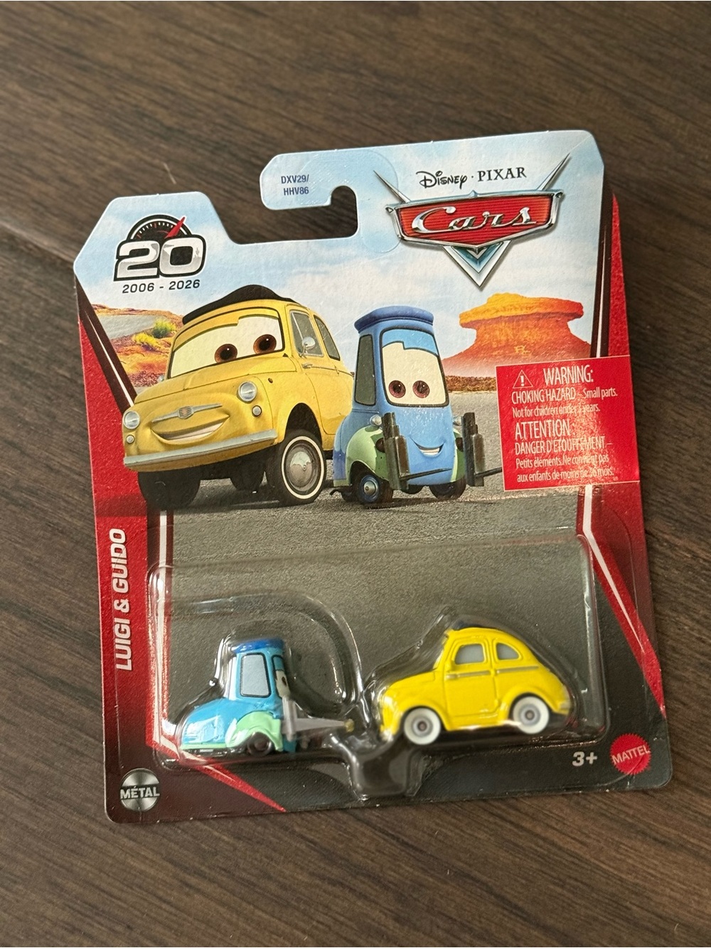 Disney Pixar Cars Luigi & Guido 20th Anniversary die cast